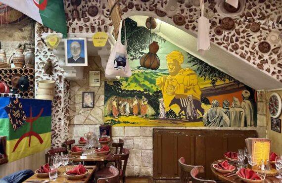 Le Femina est un restaurant de couscous Kabyle situé dans le quartier de Noailles à Marseille. Avec de la semoule de blé ou d'orge, le couscous y est préparé dans les règles de l'art par la famille Kachetel de génération en génération depuis plus d'un siècle (fresque)