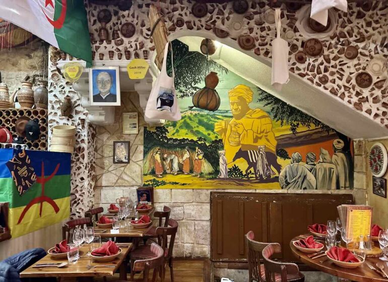 Le Femina est un restaurant de couscous Kabyle situé dans le quartier de Noailles à Marseille. Avec de la semoule de blé ou d'orge, le couscous y est préparé dans les règles de l'art par la famille Kachetel de génération en génération depuis plus d'un siècle (fresque)