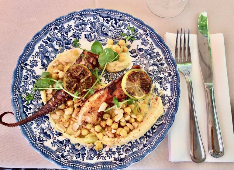 La Table d'Augustine, cuisine provençale à Marseille (poulpe)