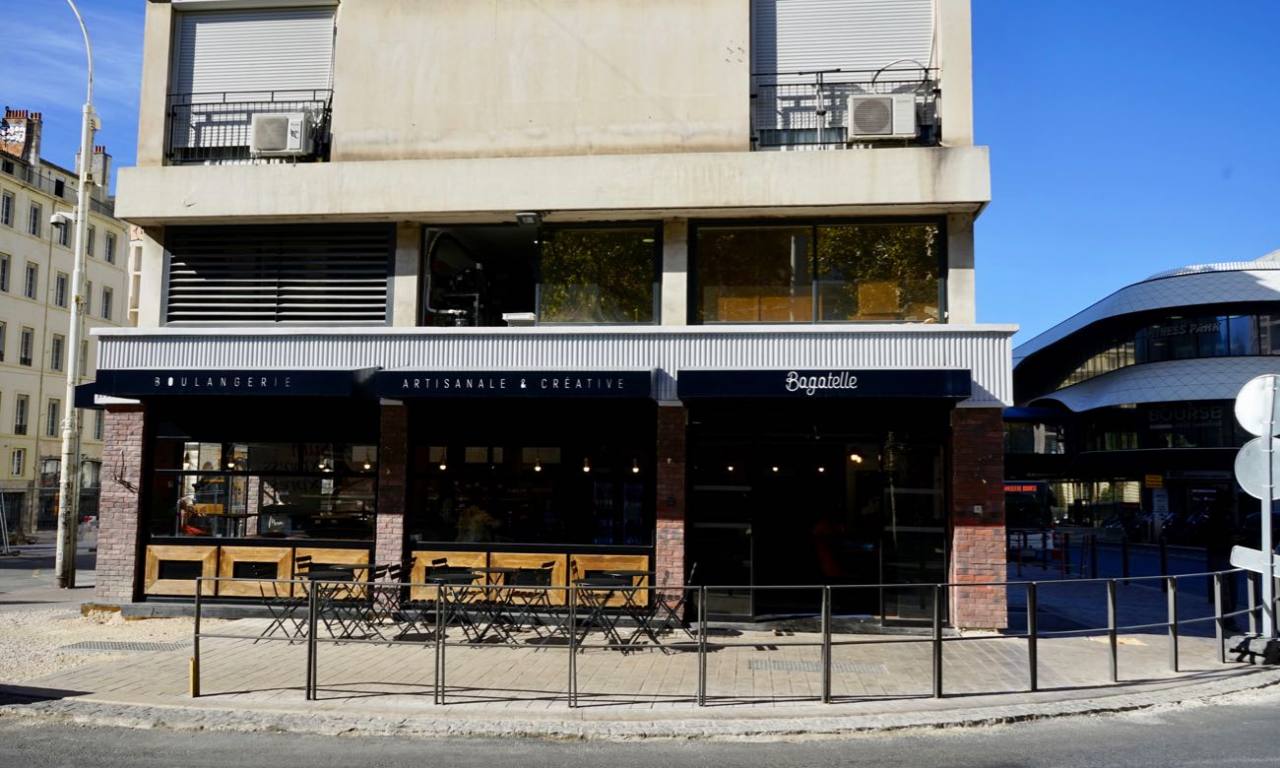 Bagatelle, boulangerie artisanale et créative à Marseille (extérieur)