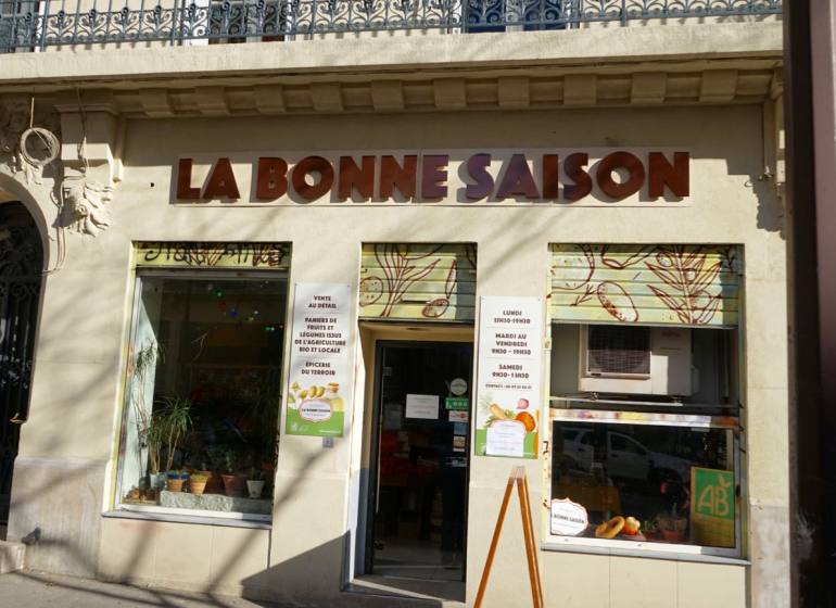 la Bonne Saison, épicerie bio à Marseille