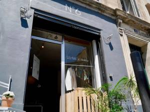 N°6, eco-responsible fashion and design concept store by Neatsche and LilNa (frontage)