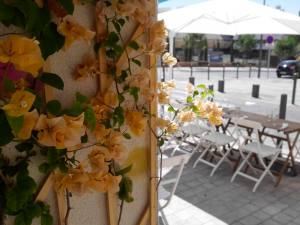 Terrasse de l'Arepas Club Marseille, restaurant de ceviche et arepas, cuisine latino-américaine à marseille