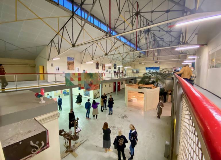 Le Hangar Belle de Mai, espace culturel à Marseille (salle d'expo)