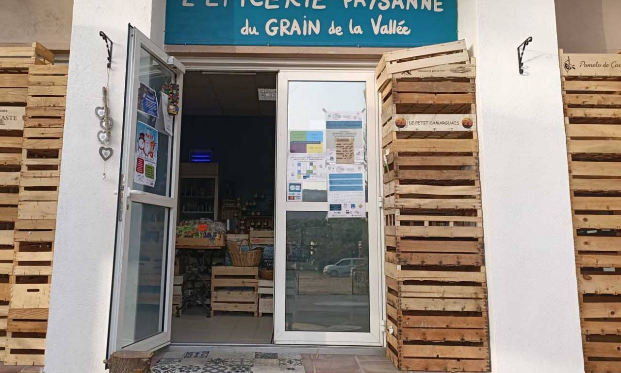 Le Grain de la Vallée, épicerie paysanne à Marseille (entrée)