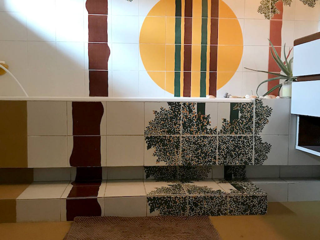 Les fabricoleuses, décoration d'intérieur : escalier en béton, Cerise Steiner