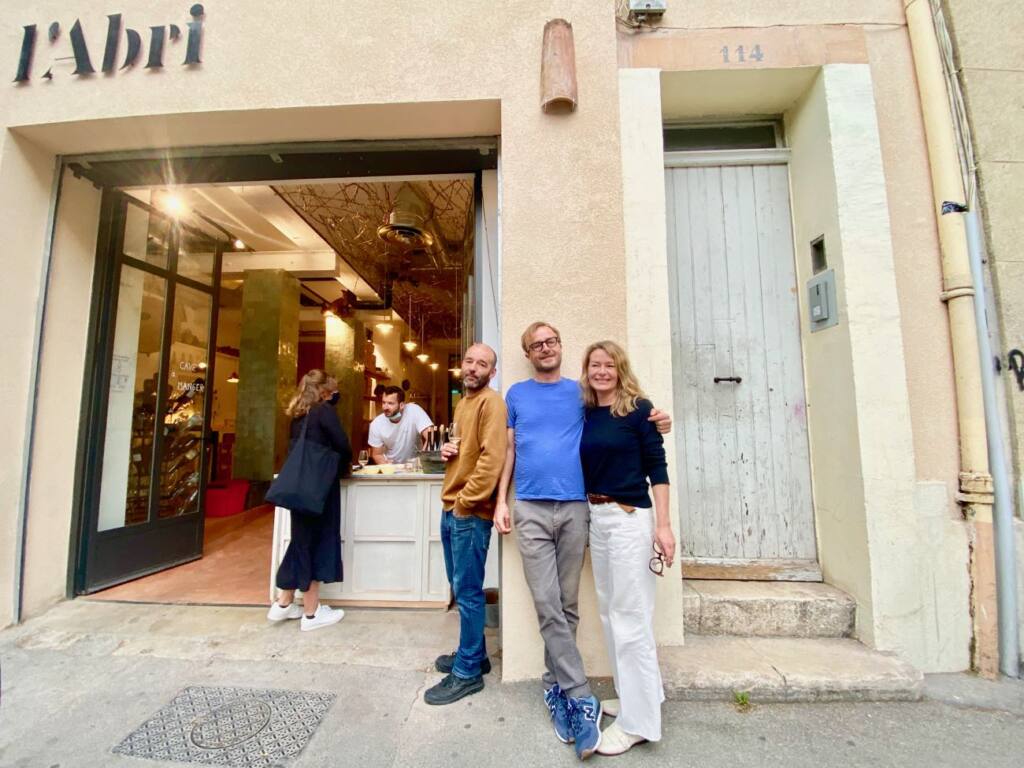 L'Abri, wine and food cellar in Marseille (the owners)