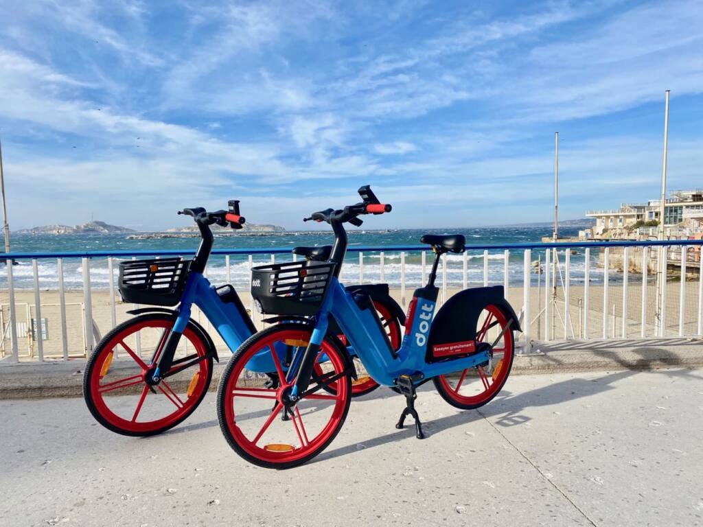 Dott: location de vélos électriques à Marseille (nouveaux vélos)