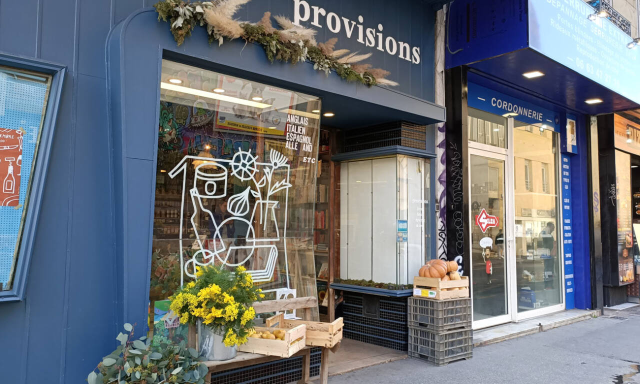 Provisions, Delicatessen and bookshop in Marseille, city guide Love Spots (frontage)