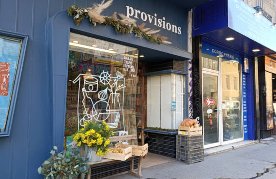 Provisions, Delicatessen and bookshop in Marseille, city guide Love Spots (frontage)