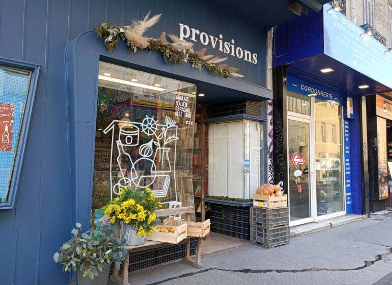 Provisions, Delicatessen and bookshop in Marseille, city guide Love Spots (frontage)