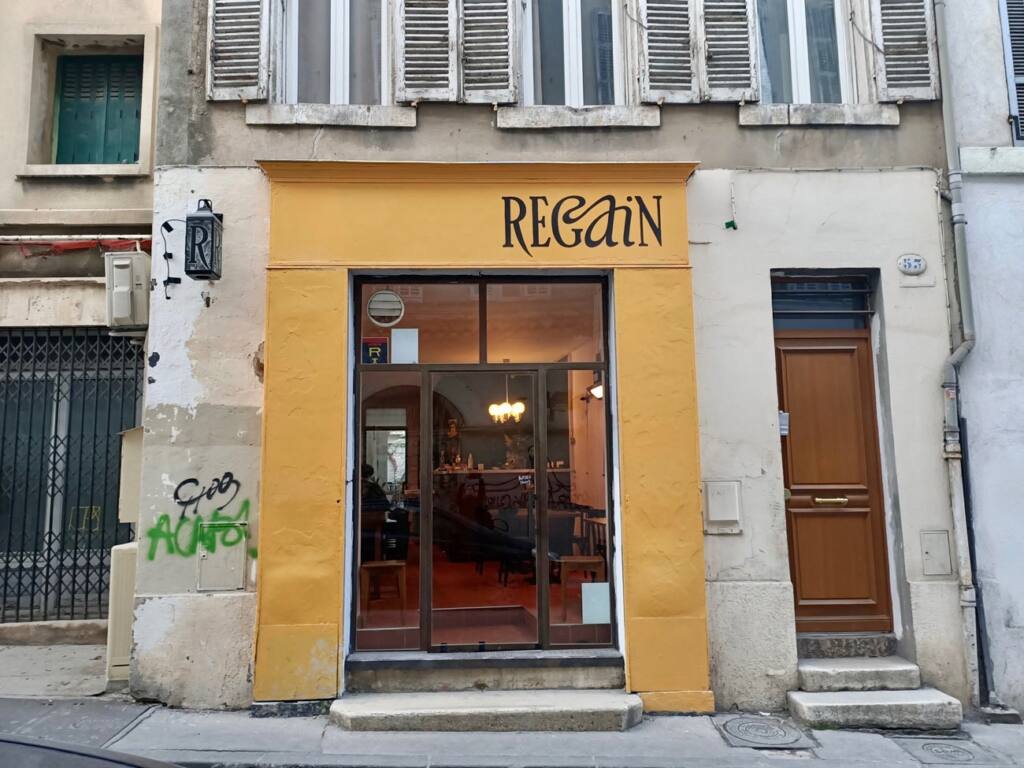 Regain, restaurant bistronomique à Marseille (devanture)