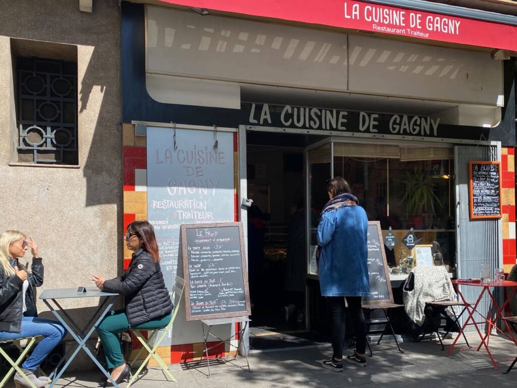 La Cuisine de Gagny, organic restaurant with local products on le Boulevard Chave in Marseille (terrace)
