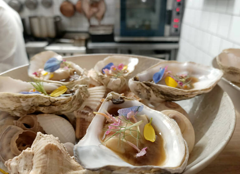Ekume, restaurant gastronomique à Marseille : huitres