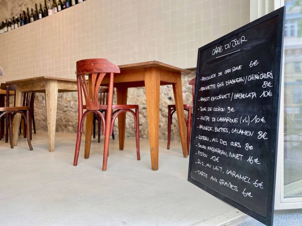 Sarment, wine bar and cellar, Marseille, city guide love spots (menu)