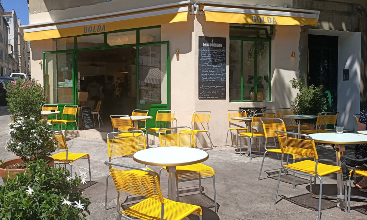 Golda : café et restaurant à Marseille (terrasse)