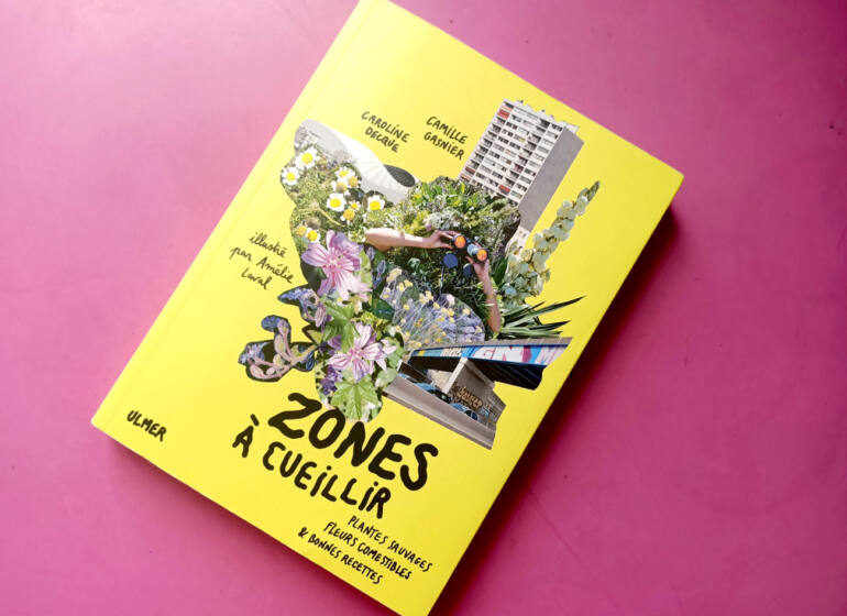 Zones à cueillir, livre de botanique par Camille Gasnier, Caroline Decque et Amélie Laval : couverture