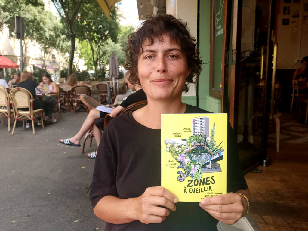 Zones à cueillir, livre de botanique par Camille Gasnier, Caroline Decque et Amélie Laval : couverture