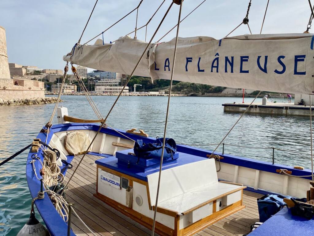 La Flâneuse : sortie en bateau traditionnel à Marseille (tartane malonière