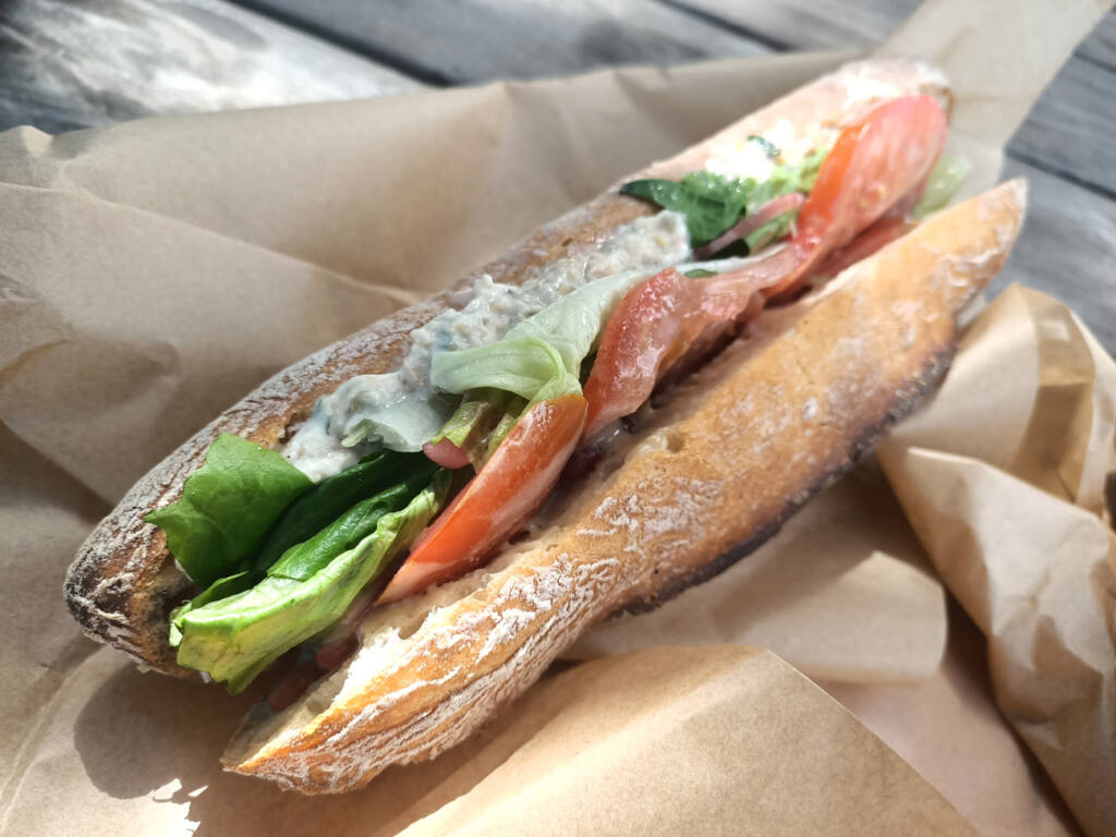 Café Brioche : sandwicherie à Marseille (sandwich végétarien)