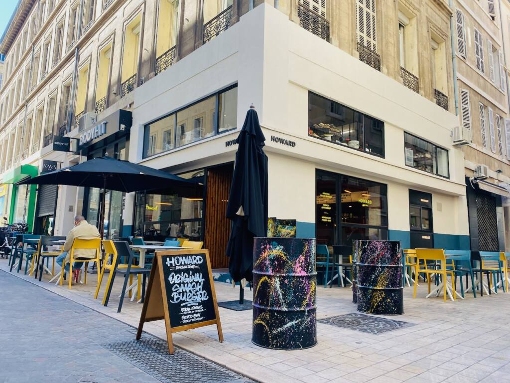 Howard, smash burger restaurant, city guide love spots Marseille (exterior)