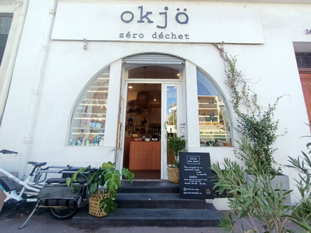 Okjo, boutique zéro déchet à Marseille : devanture