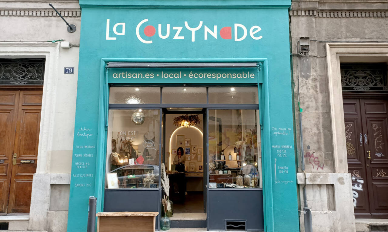 La Couzynade, boutique de créateur à Marseille : devanture