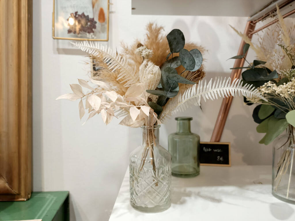 La Couzynade, boutique de créateur à Marseille : fleurs séchées