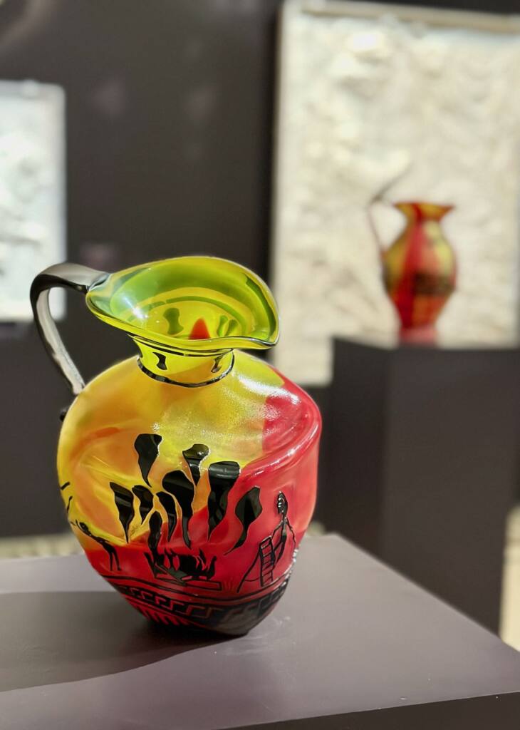 Grillée : Exposition de Tamar Hirschfeld au Musée d'Histoire de Marseille (Le vase fondu)