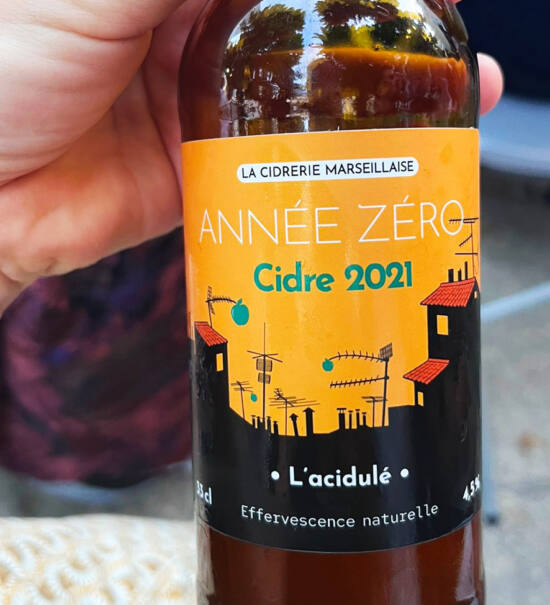 la Cidrerie Marseillaise, cidrerie à Marseille (bouteille)