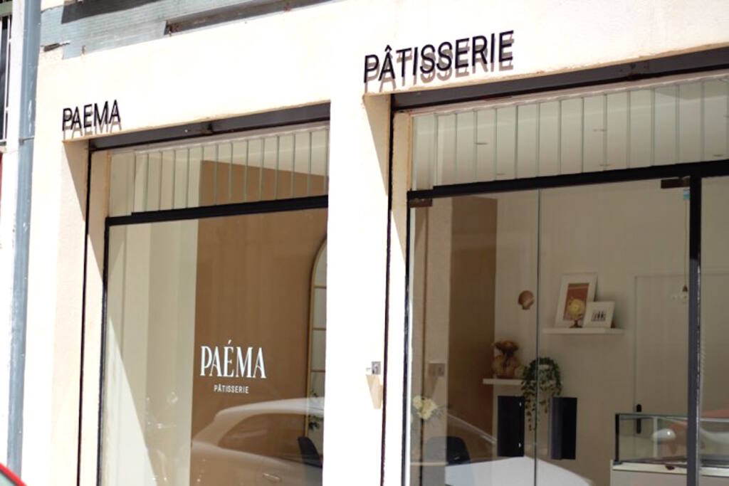 Paéma est une pâtisserie située dans le quartier des Catalans (la devanture)