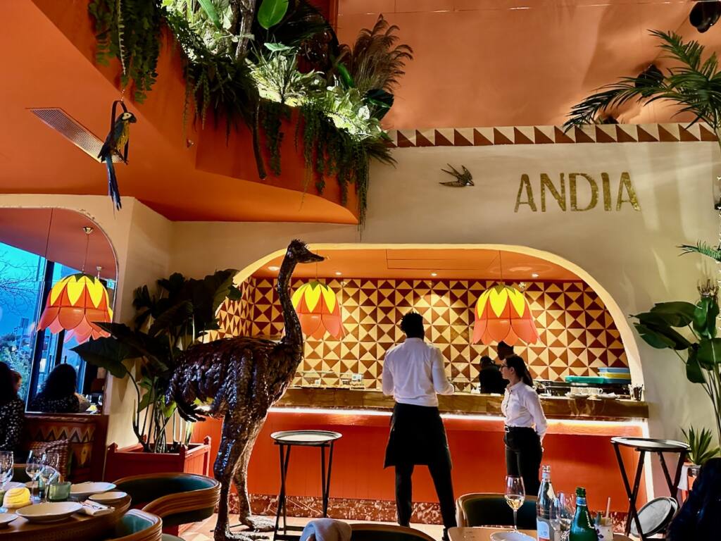 Andia : restaurant avec une cuisine fusion des Andes dans les Voûtes de la Major à Marseille (cuisine ouverte)