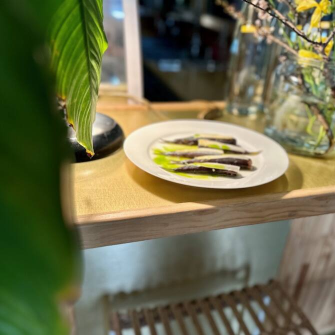 Le Mijoba : restaurant méditerranéen dans le quartier de Vauban à Marseille (anchois)