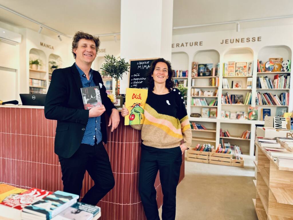 Mima : librairie indépendante et généraliste dans le quartier de Montredon à Marseille (Clément et Pauline)