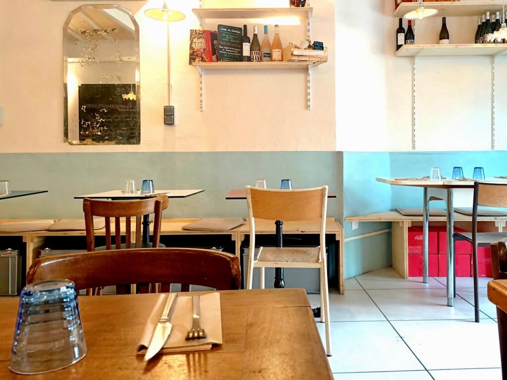 Mariposas, restaurant vegan à Marseille : intérieur