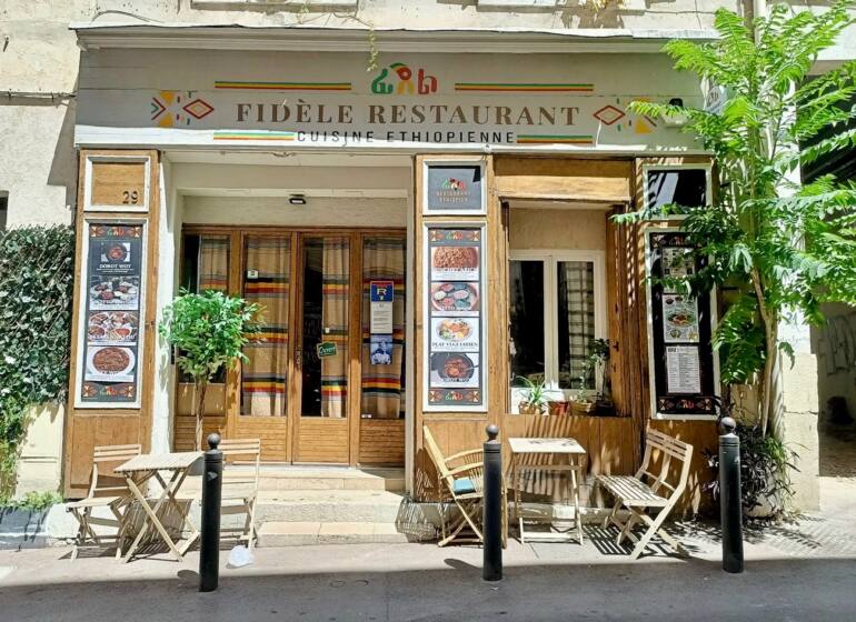 Fidèle, restaurant ethiopien (devanture))