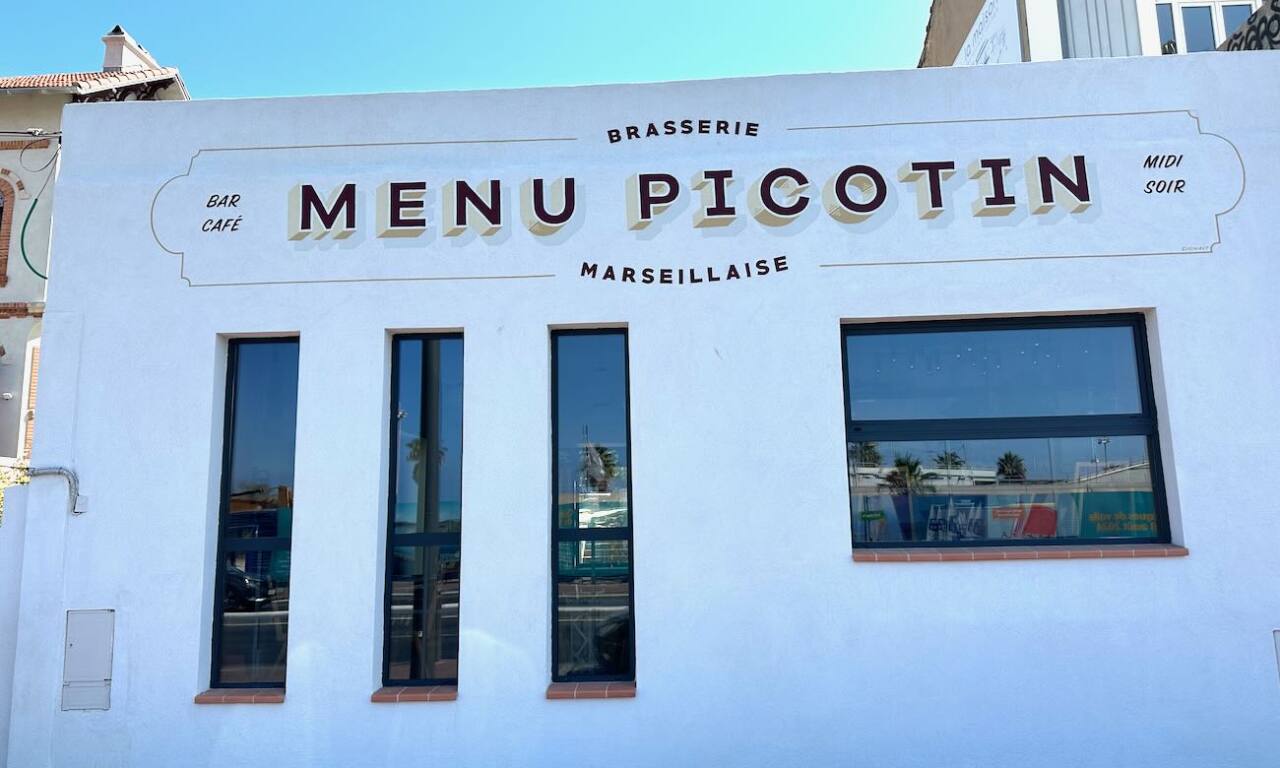 Menu Picotin : bistrot méditerranéen à Marseille (Enseigne)