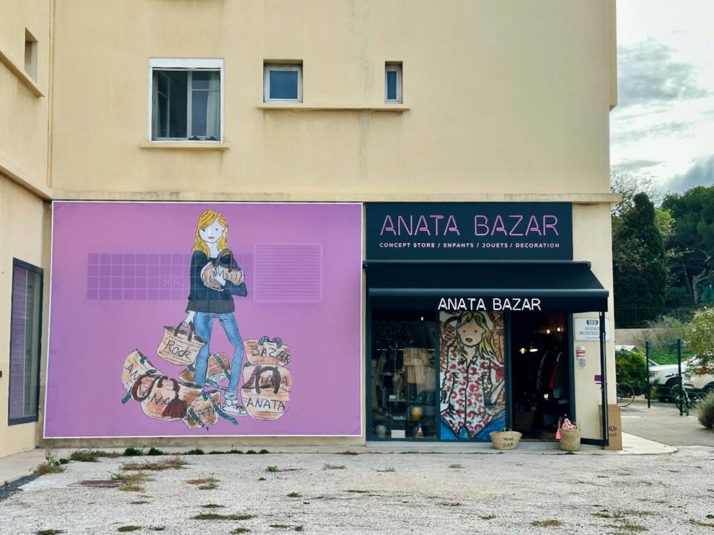 Anata Bazar : concept-store mode, objet, deco et bien-être dans le quartier de la Pointe Rouge à Marseille (Devanture)