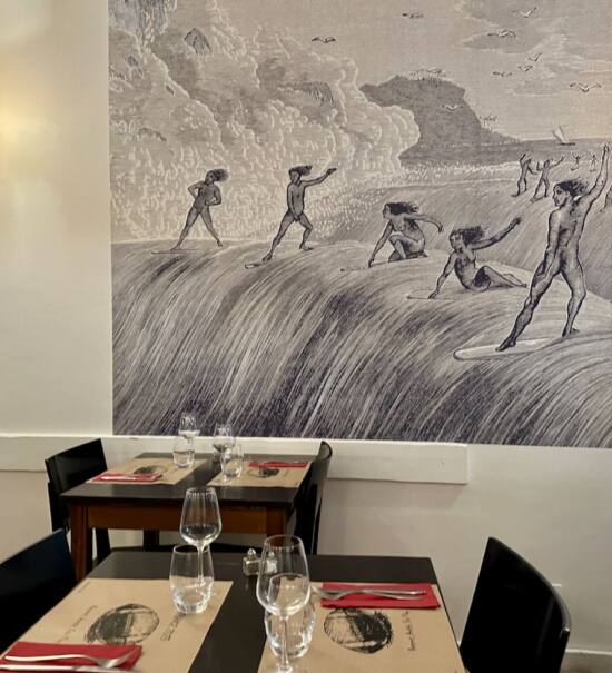 Baskawaï : restaurant de cuisine basque à Marseille (papier peint)