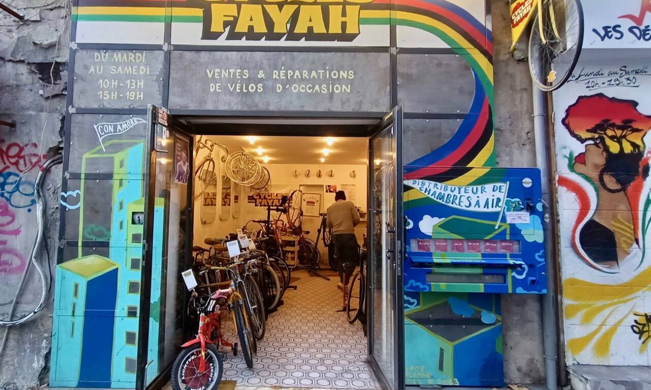 Cycles Fayah, achat et réparation de vélos à Marseille : devanture