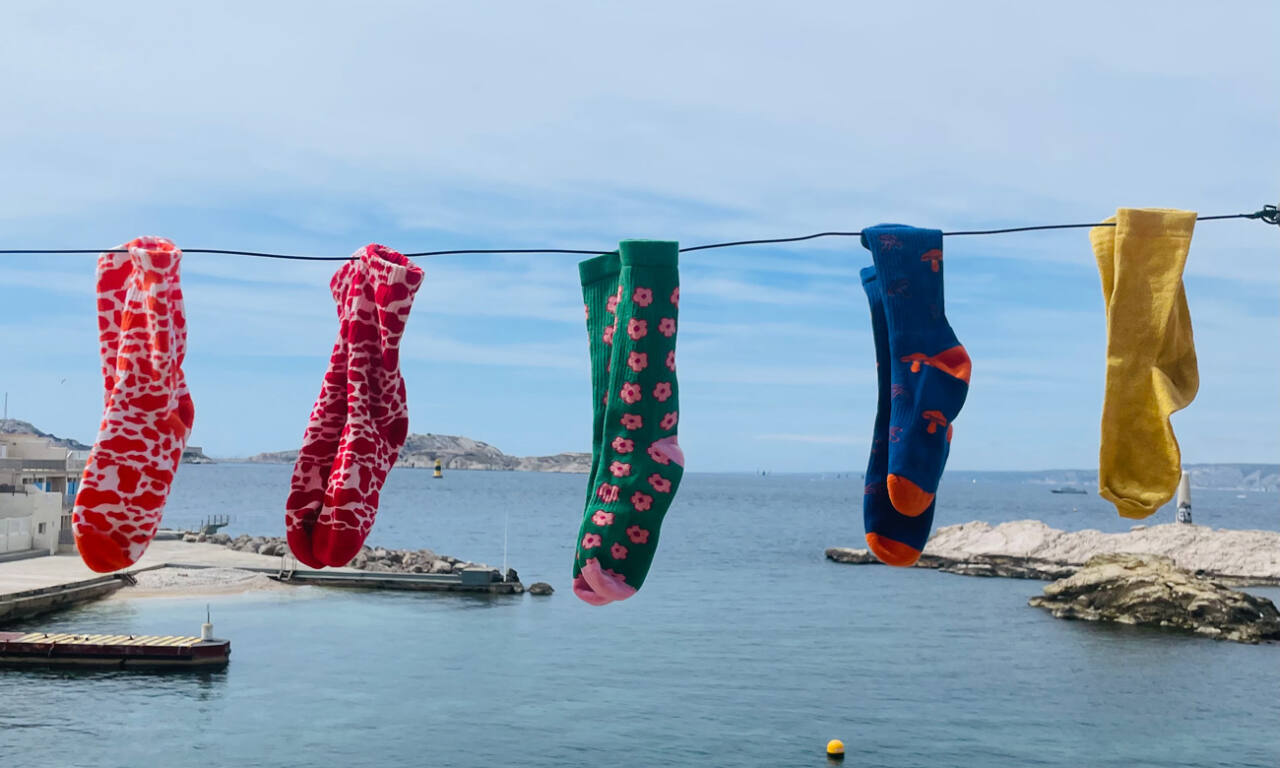 Bensa, marque de chaussettes à Marseille