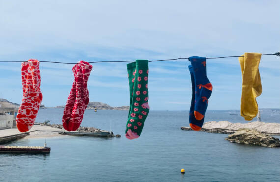 Bensa, marque de chaussettes à Marseille