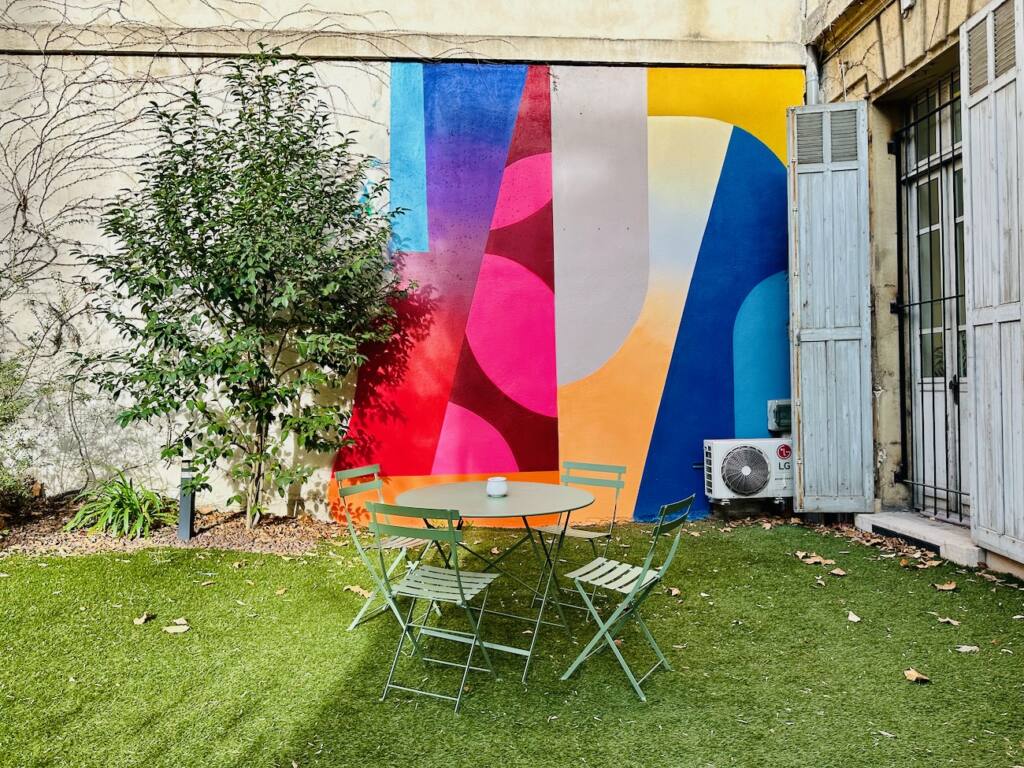 Galerie Diego Escobar : art contemporain à Marseille (jardin)