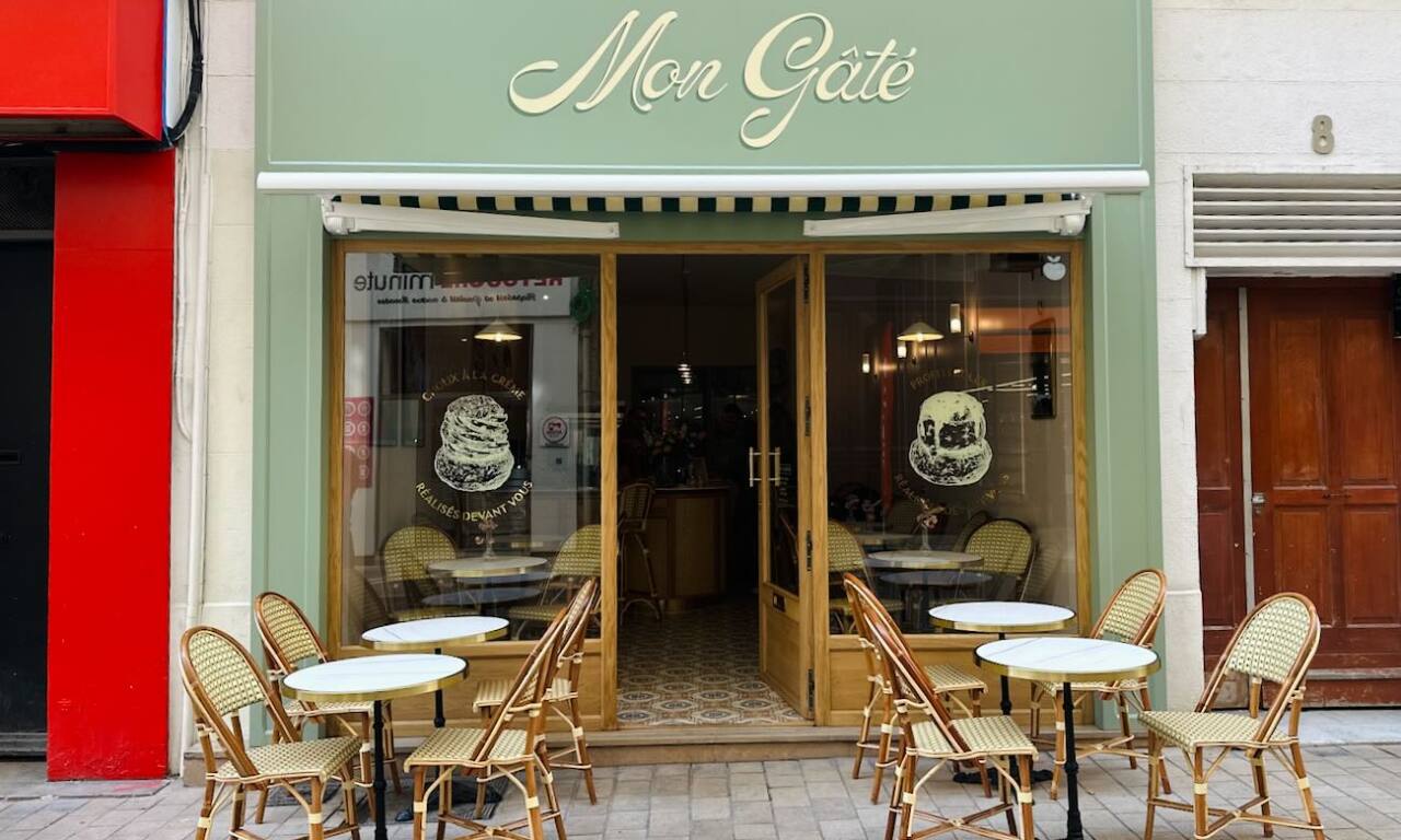 Mon gâté : Café, choux et profiteroles à Marseille (devanture)