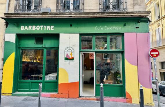 Barbotyne : café-céramiques à Marseille (devanture)