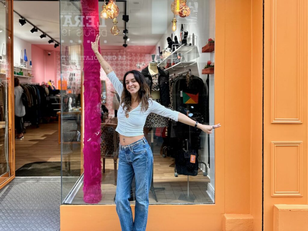 Bowie est un magasin de vêtements de seconde main et upcyclés dans le quartier Opéra à Marseille.(emmanuelle)