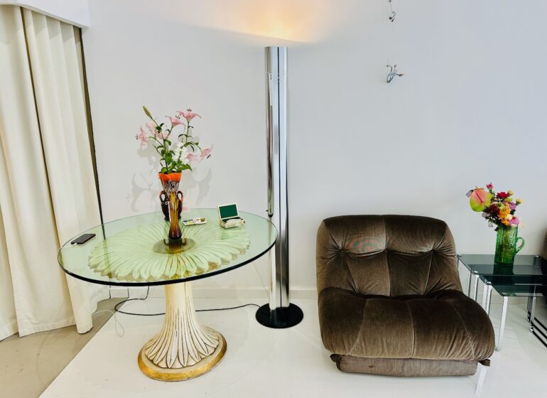 Eccho : Boutique -showroom de mobiliers et objets du XXème siècle à Marseille (chauffeuse)
