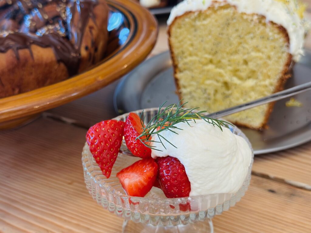 Le Café du Fort : Coffee-shop et cantine au Fort Saint Jean du Mucem de Marseille (dessert)
