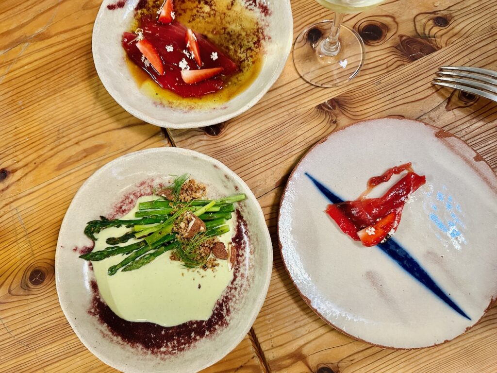 Les Babines : restaurant bistronomique à Marseille (asperges)