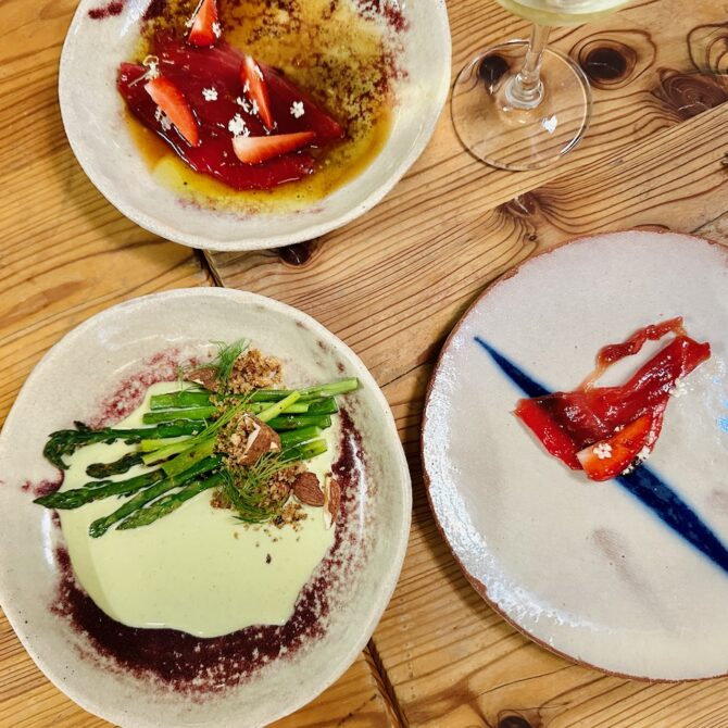 Les Babines : restaurant bistronomique à Marseille (asperges)